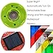 Aolyty Solar Strobe Warning Light Strong Magnetic Base Flashing Super Bright 360 Degree Automatically Turn On Waterproof for Construction Traffic Factory (Red)