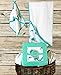 Bamboo Hooded Baby Bath Towel & Washcloth Set, For Infant to Toddler Boys and Girls, Land of the Wee