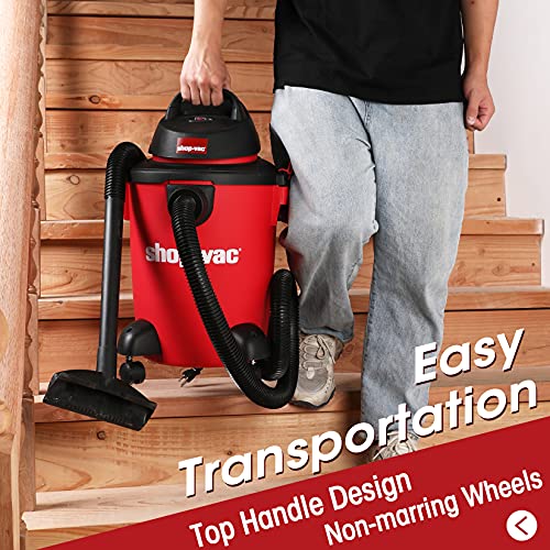ShopVac 6 Gallon 3.0 Peak HP Wet Dry Vacuum, HeavyDuty Shop Vacuum