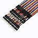 eBoot 240 Pieces Breadboard Jumper Wires Ribbon Cables Kit Multicolored 80 Pin M/ M, 80 Pin M/ F, 80 Pin F/ F (10 cm and 20 cm), for Arduino