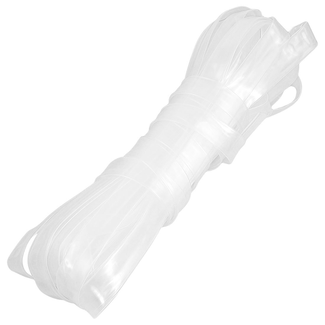 Sourcingmap Polyolefin Heat Shrinking Tube, 10 m, 32.8ft, 10 mm Diameter, Clear