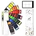 Watercolor Paint Set - 42 Assorted Colors with Water Brush. Artist Foldable and Portable Pocket Travel Kit for Outdoor Painting and Sketching | Art Supplies for Adults, Students, Kids
