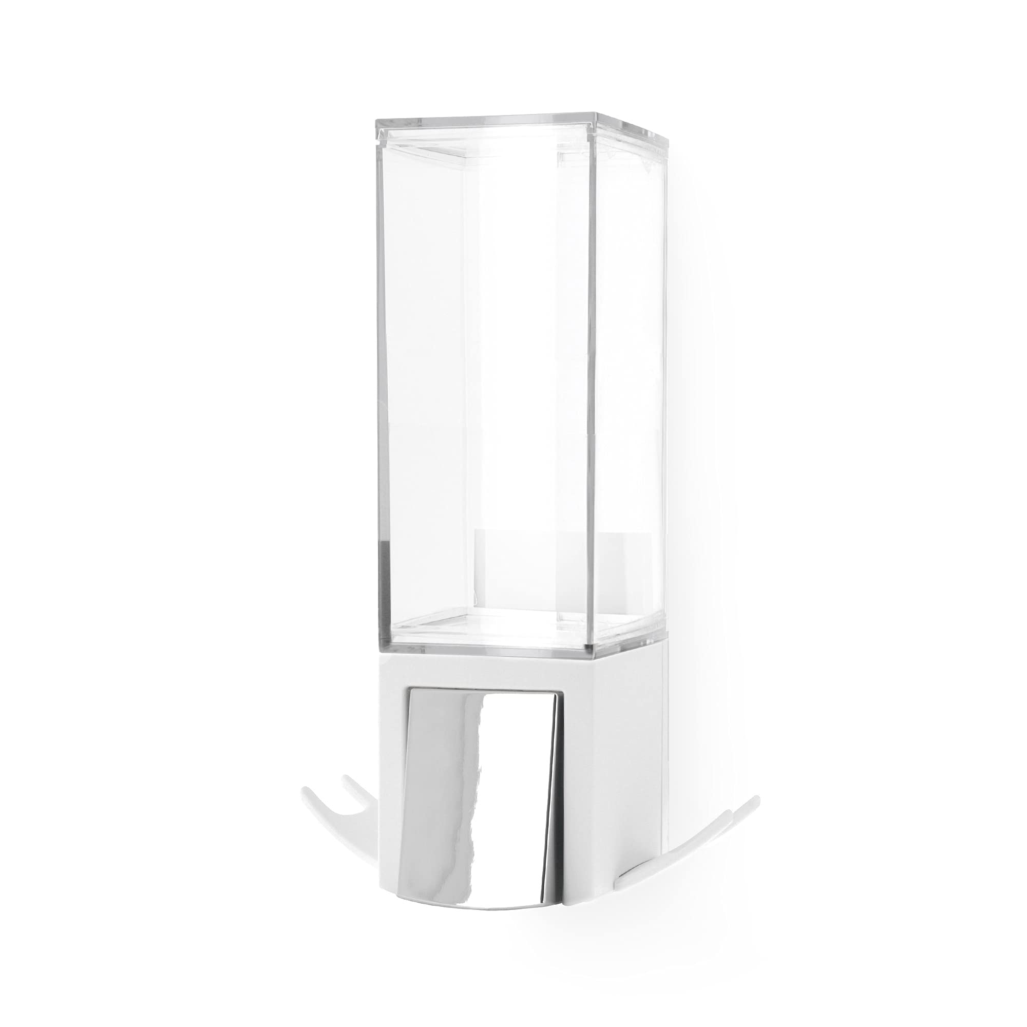 Compactor Clever Soap Dispenser Show Collection, M Size, White, No Drilling Required RAN9653