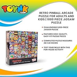 Pinball Parlor Retro Arcade Puzzle for Adults and