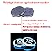 Lntly LED Car Logo Cup Holder Pad Waterproof Bottle Drinks Coaster Built-in Light 7 Colors Changing USB Charging Mat LED Cup Mat Car Atmosphere Lamp 2PCS for Mazda Accessories