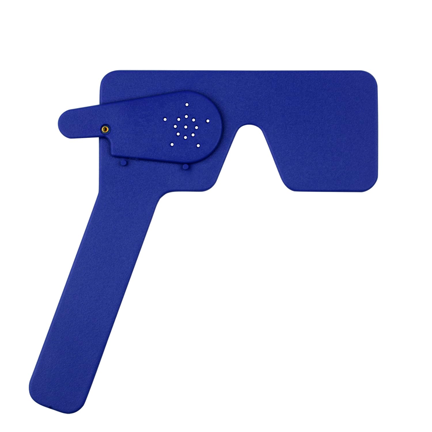 Ophthalmic Eye Occluder with Pinhole, 2-in-1 Vision Test Occluder for Optometrists, Eye Clinics & Optical Students, Lightweight Eye Exam Tool for Vision Testing & Training (Blue)