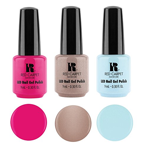 Red Carpet Manicure LED Nail Gel Polish, 9ML 3 Pack Red Carpet Manicure LED Nail Gel Polish, 9ML 3 Pack