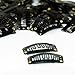 H88 - 50 Pcs Black Hair Extension Snap Clips 32 mm # 5300160