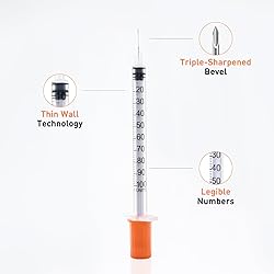 U-100 1ml 31 Gauge 5/16" Syringe, Individually