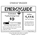 kathy ireland HOME Snugger Flush Mount Ceiling Fan | Indoor Fixture with Low Profile Design | 5 Reversible Blades with 3-Speed Motor and Pull Chain | Light Kit Adaptable, 42 Inch, Appliance White