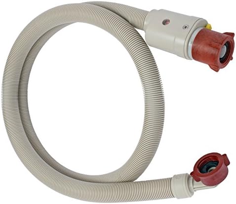 Scan Part Universal Secure Time Inlet Hose, Plastic, White, 1.5 m