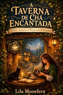 Livro A taverna de chá encantada ⋆ Uma leitura aconchegante de inverno ☕❄️ (Crônicas da Raiz do Lar Livro 1)