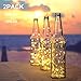 Binval Solar String Lights, 72ft 200Led, Copper Wire Led String Lights Ambiance Lighting for Patio, Lawn, Garden, Landscape, Home, Wedding, Christmas Party, Xmas Tree, Waterproof (Warm White, 2-Pack)