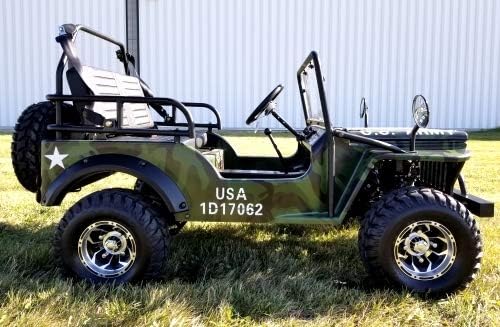125cc Chrome Jeep GoKart
