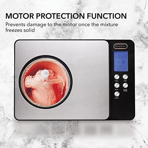 Whynter ICM200LS Automatic Ice Cream Maker 2.1 Quart Capacity with