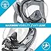 Wildhorn Outfitters Seaview 180° V2 Full Face Snorkel Mask with FLOWTECH Advanced Breathing System - Allows for A Natural & Safe Snorkeling Experience- Panoramic Side Snorkel Set Design