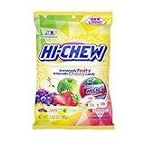 Hi Chew Candy Variety Pack 5 Flavors (Sweet and Sour, Sours, Original Mix, Tropical Mix, Strawberry) Pack of 6
