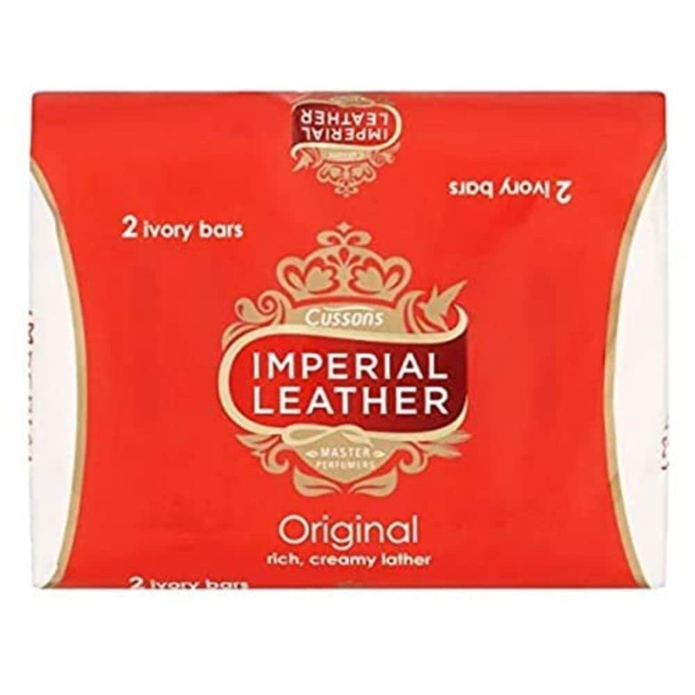 Imperial Leather Bar Soap Original Classic Cleansing Bar, Gentle Skin Care, Bulk Buy, Pack of 9 x 2 bars (total 18 bars)