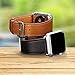 Compatible with iWatch Band 42mm 44mm,MroTech Vintage Genuine Leather Band Replacement for iWatch Series 4 44mm,Series 3,Series 2,Series 1 42mm,Sport Edition Men Women-Brown 42mm