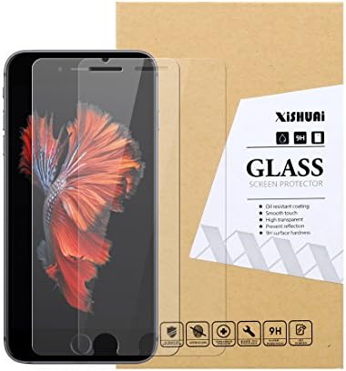 [2 Pack] iPhone 6S Screen Protector, XiSHUAi,Tempered Glass Screen Protector 4.7 Inch 9H (3D Touch Compatible) Max Touch Accuracy, Durability, HD Clarity, Bubble Free, Anti-Fingerprint