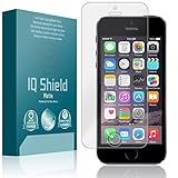 iPhone 5SE Screen Protector, IQ Shield Matte Full Coverage Anti-Glare Screen Protector for iPhone 5SE (iPhone 5S,5 SE) Bubble-Free Film - with