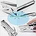 ONDY Plier Stapler Heavy Duty Office Hand Held 20-Sheet Papers Stapling Machine With 1000 Staples and Remover Tool, Silver