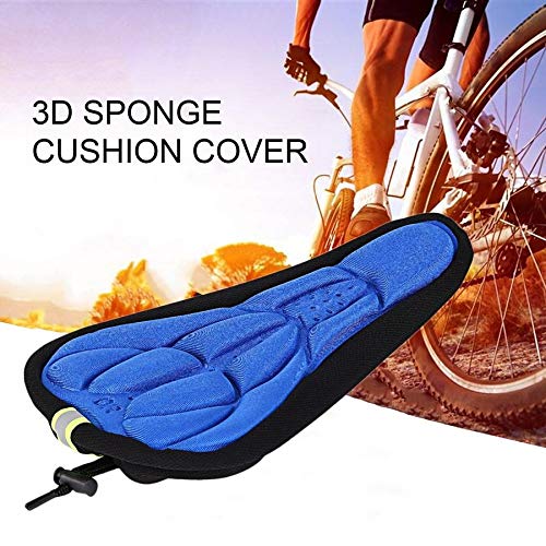 2019 Newest Cycling Bicycle Silicone Non-Slip Saddle Seat Cover Cushion Soft Pad Thick Saddle Bicycle Seat Cushion Cover Shock Absorption