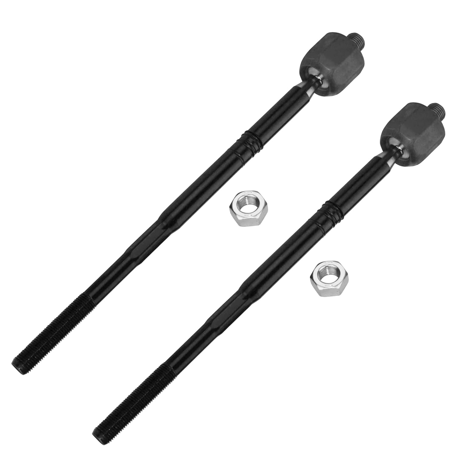 Detroit Axle - Front Inner Tie Rods for 2010 2011 2012 2013 2014 2015 2016 Cadillac SRX, 2 Inner Tie Rod End Links Replacement Image