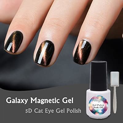 Joligel Vernis à Ongles Gel Magnétique Galaxy 2018 œil De Chat 5d Multicolore Dégradé Effet Laser Shellac Semi Permanent Uv Led Vernis à Ongles Pour