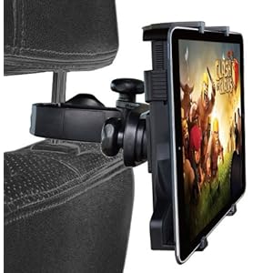 [TARO WORKS] iPad タブレットPC 後部座席用 4.3インチ~11.6インチ 車載アダプターヘッドレスト アーム