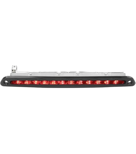 LED Third Brake Light For Truck Cap – Fits Leer, ARE, Century Toppers – Clear/Chrome