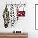 Wall Mounted Coat Hooks, Coat Hooks 2 Packs with 15 Hooks Chrome Plated Steel Coat Robe Hat Hooks