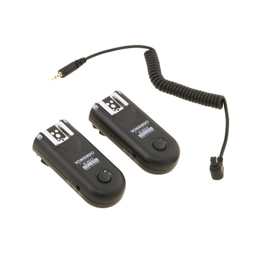 Yongnuo RF-603C II Wireless Remote Flash Trigger C3 for Canon1D 5D 7D 10D 20D 30D 40D 50D,16 Channels,Hot shoe Locking System,Self-detecting System,Switch on Side