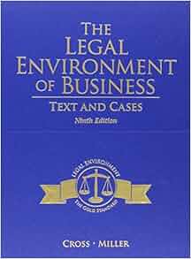 Bundle The Legal Environment Of Business Text And Cases