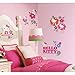 RoomMates RMK2173SCS Hello Kitty - Floral Boutique Peel and Stick Wall Decals