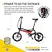 Swagtron Swagcycle EB-7 Elite Folding Electric Bike, 16-Inch Wheels, Swappable Battery with Keylock & Rear Suspension (Black)thumb 3