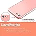 iPhone 7 Case, DecaStars [Ultra-thin Series] 2-in-1 Full-body Protective Back Cover [Slim Fit] with Tempered Glass Screen Protector for Apple iPhone 7 Case 4.7 Inch - Rose Gold