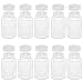10 Pill Bottle Storage Container Pet Tin Vial White 100Ml Screw Cap Jar Medicine