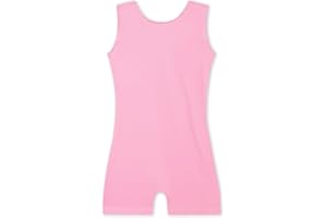 Nokecina Gymnastics Leotards for Girls Black Leotards for Girls Toddler Leotards Gymnastics Kids Biketards 1-10 Years