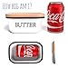 Country Style Butter Dish with Beechwood Lid + Butter Knife - Unbreakable - Holds up to 1 Pound of Butter