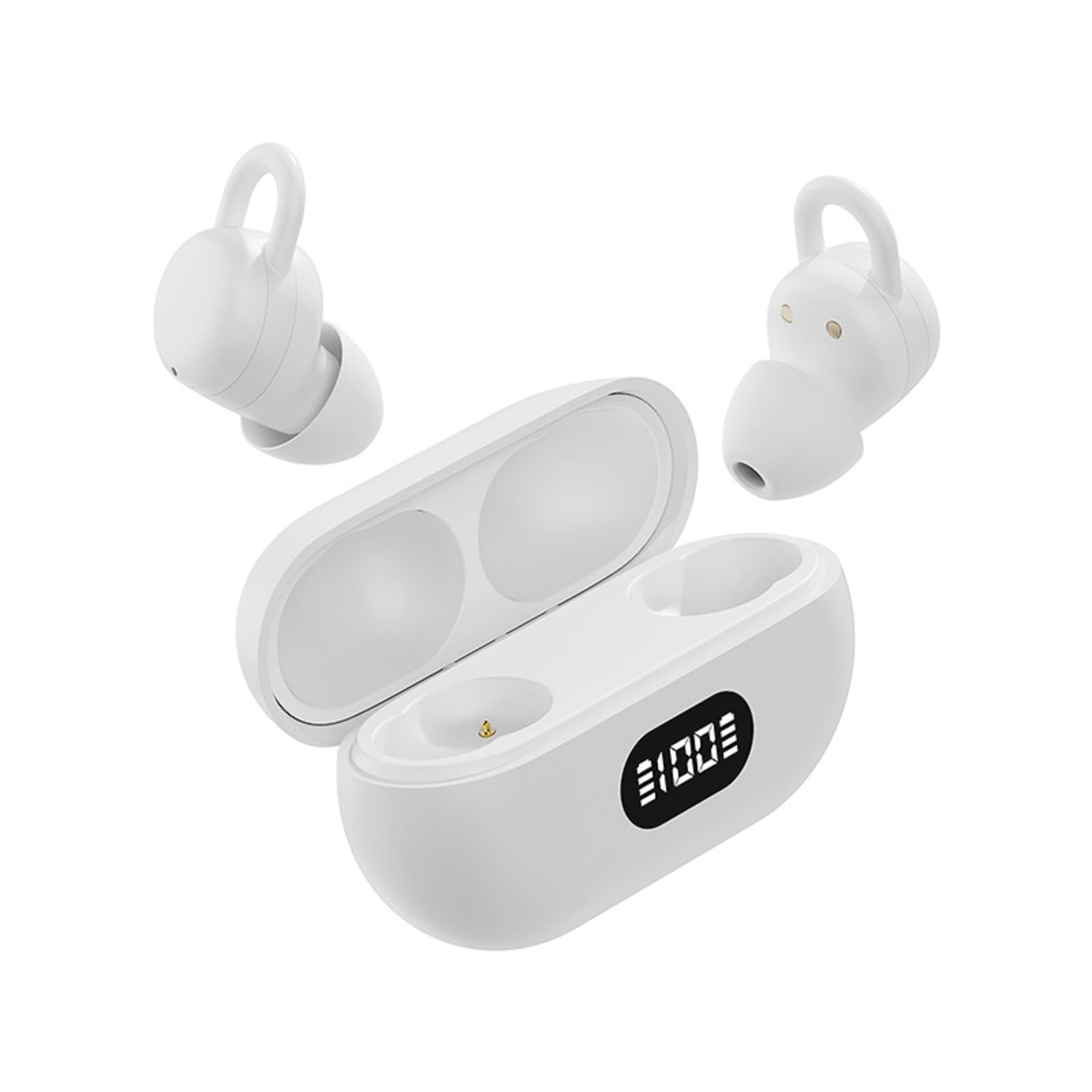 Bluetooth Sleep Soft Headphones In Ear Noise Cancelling Earphones for Side Sleeping Small Mini Invisible TWS Wireless Sleep Earbuds Bluetooth 5.3 Ear Buds Noise Cancelling for iPhone Android Small Ear