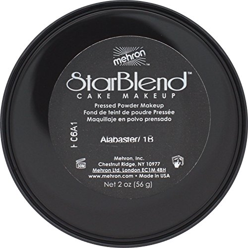 Mehron Makeup StarBlend Cake Makeup ALABASTER - 2oz