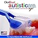 6 Pack : DENTRUST 3- Sided Special Needs Toothbrush : Fun and Easy: Complete Oral Care