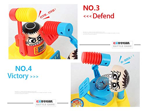 Cafolo Desktop Table-Game Hammering Contest Toys Boxing Game for Family Fun Parent-Child Interactive Educational Toys - Thumbnail 5