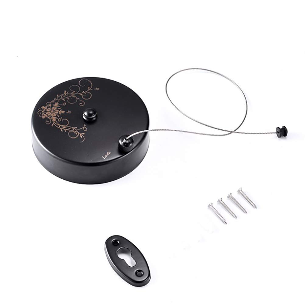 Bestice Washing Line, Retractable Clothes Drying Line, Stainless Steel Extendable Laundry Line, Adjustable 5m Washing Line Rope, Punch and Wall Mount for Indoor and Outdoor