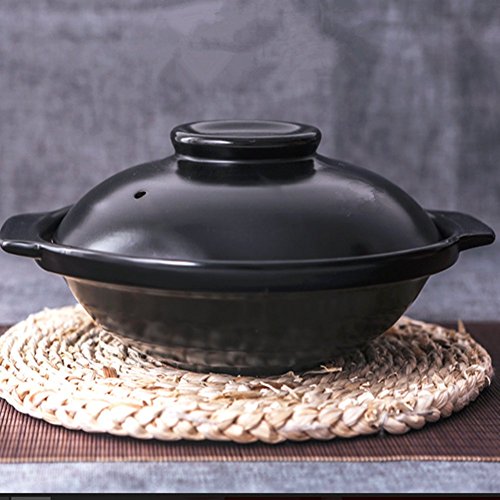 Casserole porcelain pan soup pot health pot 2200ml