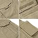 FREE SOLDIER Outdoor Men Multi Pockets Tactical Pants Cargo Pants( Black, L)