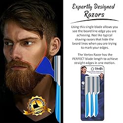 Beard Shaping Tool Razor Mustache - Straight Edge