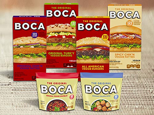 3 Boca+Original+Vegan+Veggie+Burgers