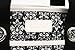 Sachi 11-161 Insulated Fashion Lunch Tote, Black and White Damask